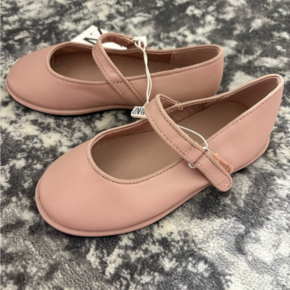 Zara Kids Blush Pink Dress Shoes - Picture 2 of 5